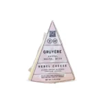 a 5oz package of vegan plant based gruyere cheese by rebel cheese