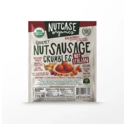 vegan meat on a white background