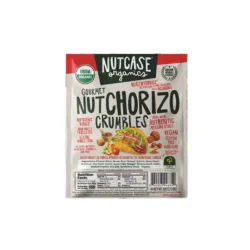 a package of Nutcase Organics Chorizo