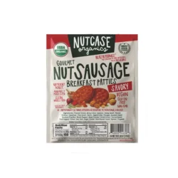 a package of Nutcase Organics Savory Breakfast Sausage
