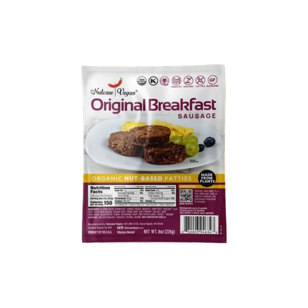 Nutcase Vegan - Original Breakfast Sausage Patties