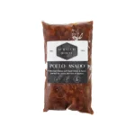 a 1lb package of pollo asado marinated vegan soy curls by scratch house