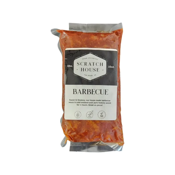 vegan barbecue marinated soy curls by scratch house 1lb package