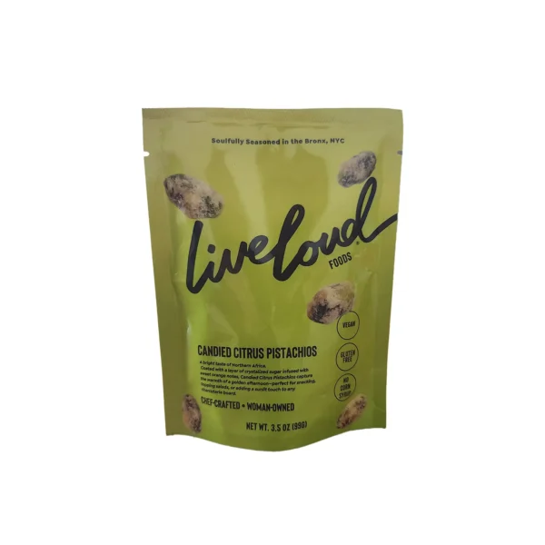 Live Loud Foods Candies Citrus Pistachios