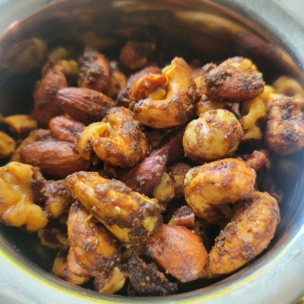 Live Loud Foods Caribbean Jerk Nuts in Bowl