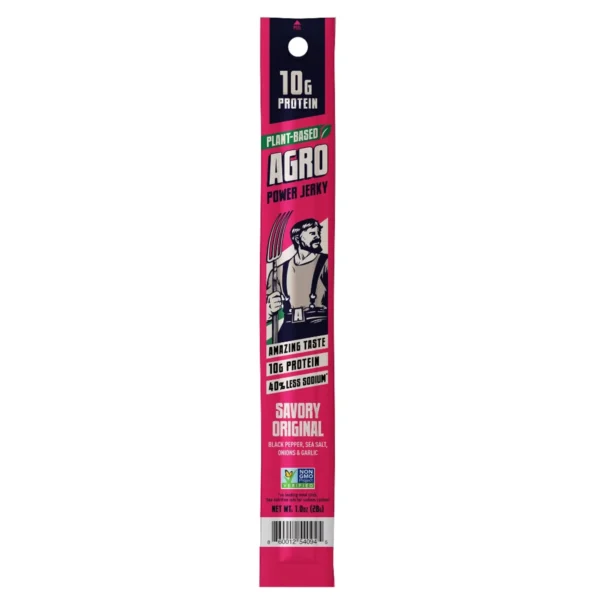 AGRO POWER Jerky - Vegan Jerky Stick - Savory Original