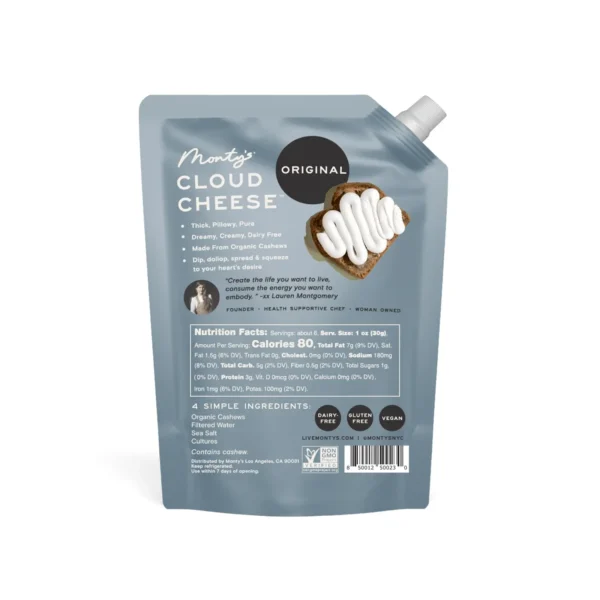 Monty's - Original Pure Cashew Cream Cheese - Image 2