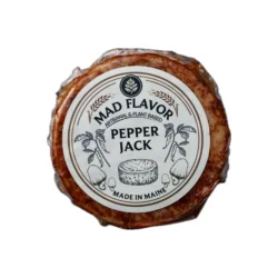 vegan pepper jack on a white background