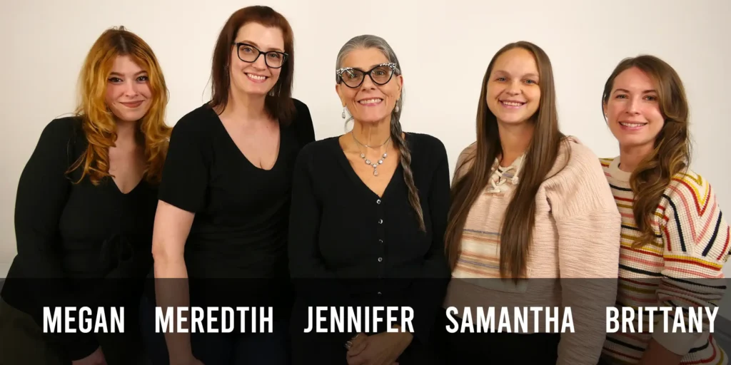 The Vream Team employee photo of Megan, Meredith, Jennifer, Samantha and Brittany