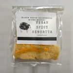 a packaged vegan sourdough mini loaf spicy senorita flavor