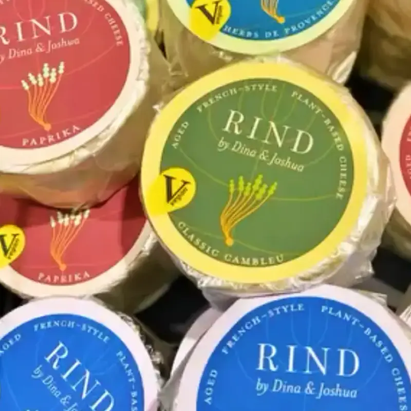 Rind cheese display