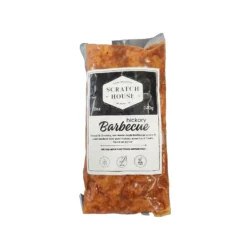 a package of hickory barbecue soy curls on a white background