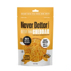 a package of never than better shreds