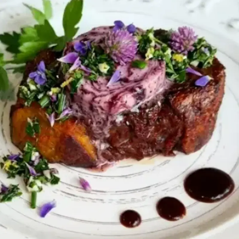 Steak and port wine cheddar cheese