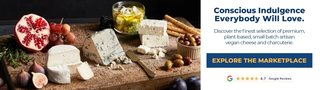 Homepage hero image with a cheese board with accoutrement