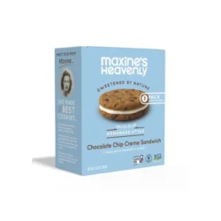 a vegan of vegan chocolate chip creme sandwich cookies