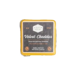 a block of Scratch House Velvet Cheddar