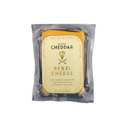 a package of Rebel Cheese Smoked Cheddar